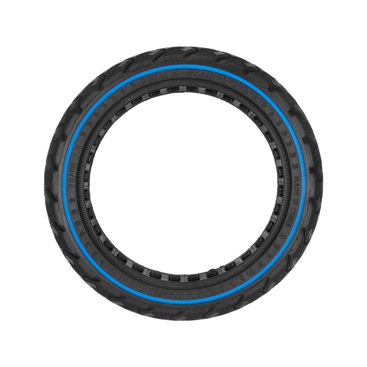 Neumático sólido todoterreno Ulip 70/60-7.5 con forma de diamante y círculo azul - Imagen 2