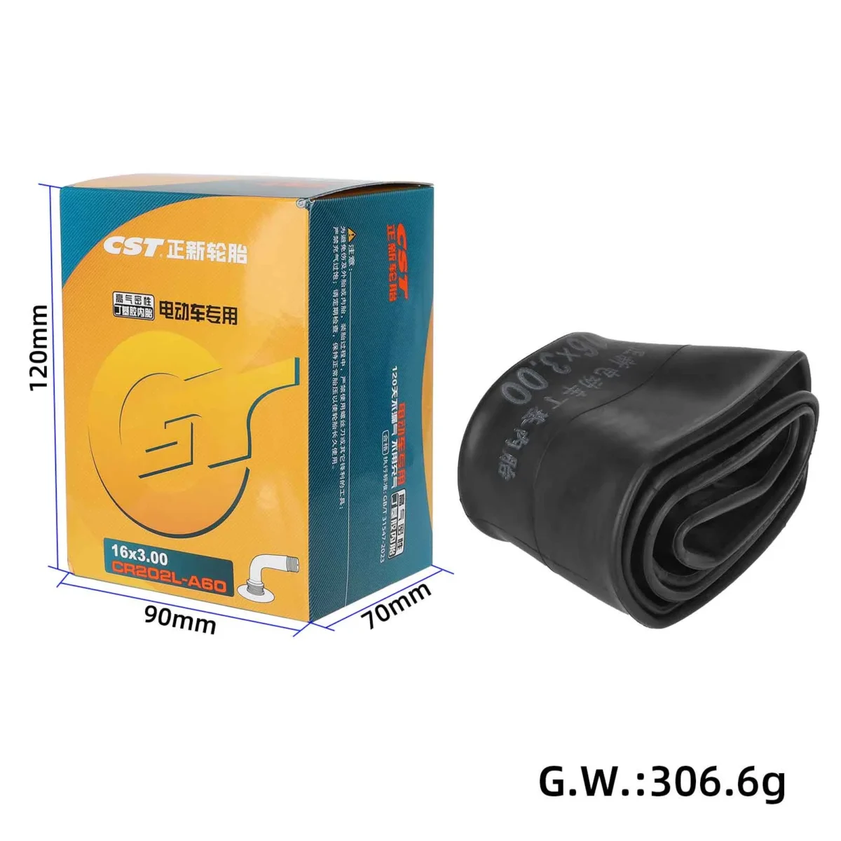 Cámara de aire CST 16*3 con 60 válvulas - Imagen 3