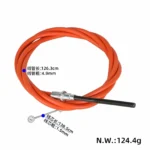 Cable de freno de tambor naranja para Xiaomi 5/5 Pro/5 Max/5 Plus de 141 cm - Imagen 2