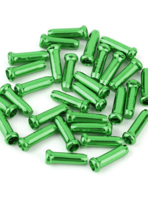 Extremos de cable de freno verdes (50 piezas)