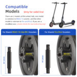 Buje trasero dividido Ulip gris para patinetes Xiaomi M365/1S/MI3/Lite - Imagen 6