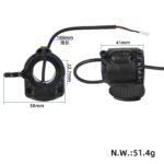 Freno de dedo para scooter de fibra de carbono de 5,5 pulgadas - Imagen 2