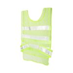 Chaleco reflectante de malla verde fluorescente