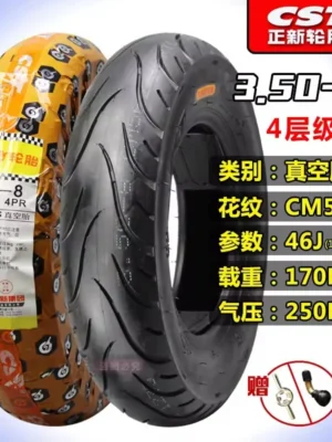 Neumático sin cámara CST 3.50-8 (CM562)