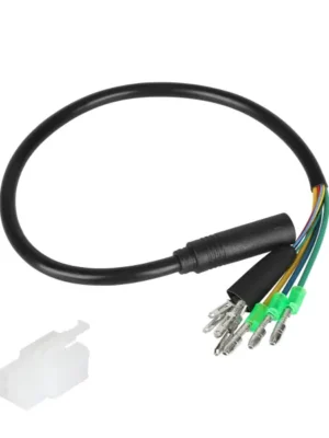 Cable de motor hembra 3+6p con 9 cables pequeños (160 cm y 1000 W, 2 cuadrados)