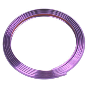 Tira anticolisión de 2 m de color morado galvanizada
