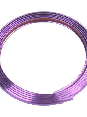 Tira anticolisión de 2 m de color morado galvanizada