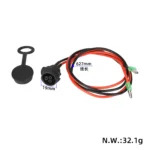 Cable extendido DUALTRON de 60 cm con cubierta impermeable para puerto de carga - Imagen 2
