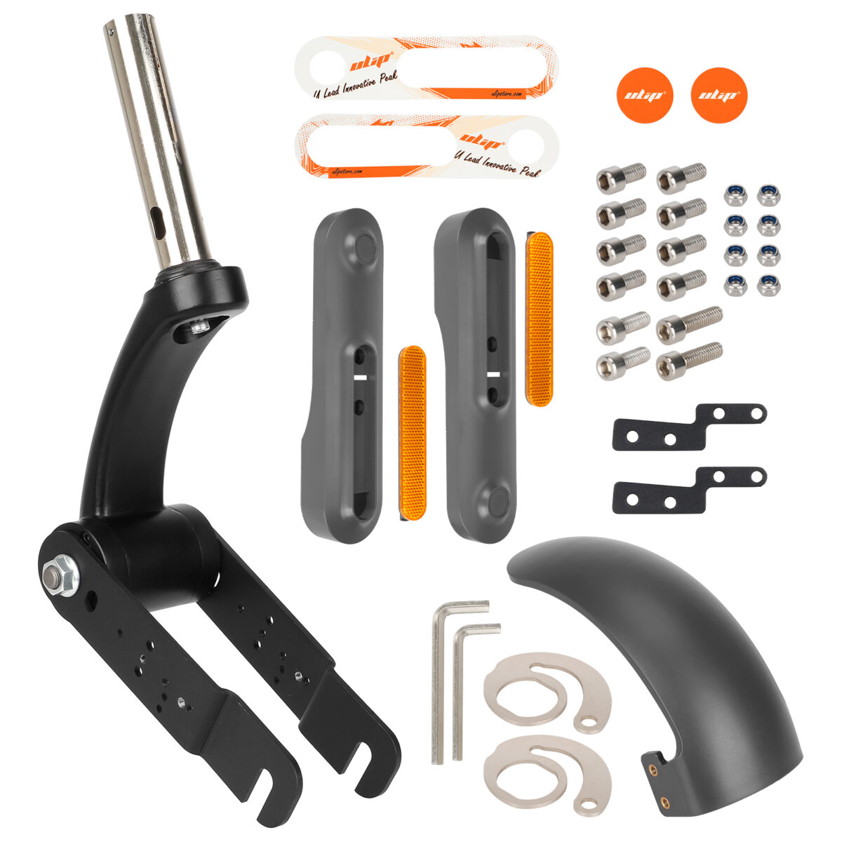 Suspensión delantera Ulip negra con amortiguación de alta calidad para patinetes de las series Xiaomi M365/1S/PRO/PRO2/Mi3/Mi4/Mi4Lite/Mi4Pro - Imagen 6
