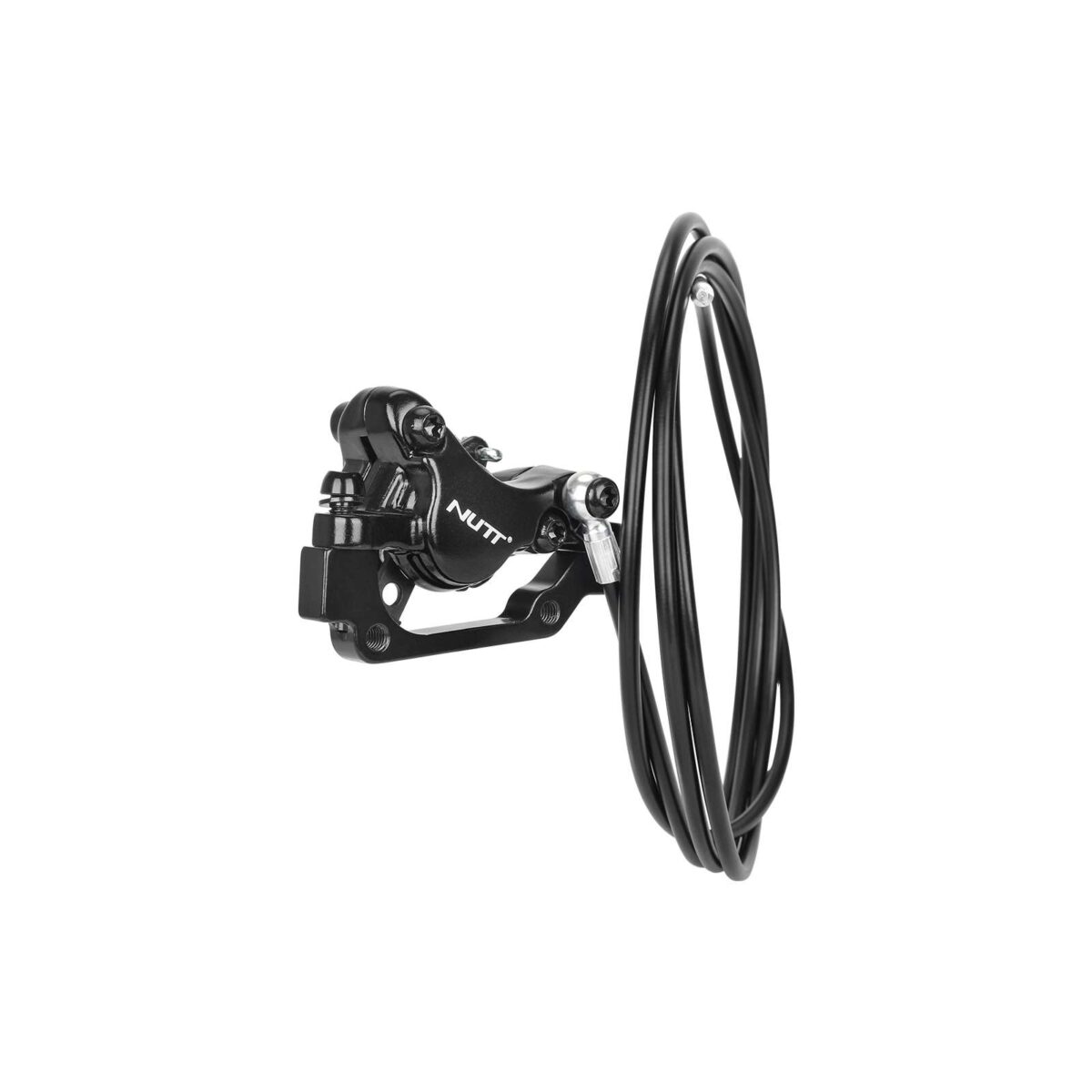 Freno de disco hidráulico NUTT negro derecho con cable de 2050 mm - Imagen 4