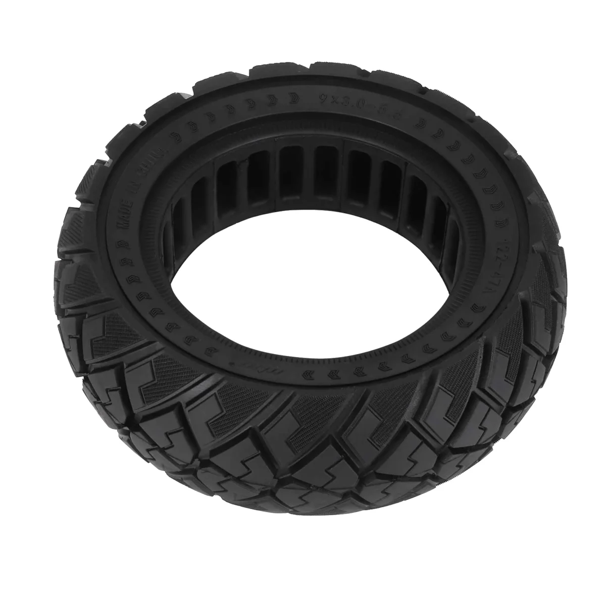 Neumático sólido todoterreno Ulip 9*3.0-5.5 con diseño de diamante negro - Imagen 3