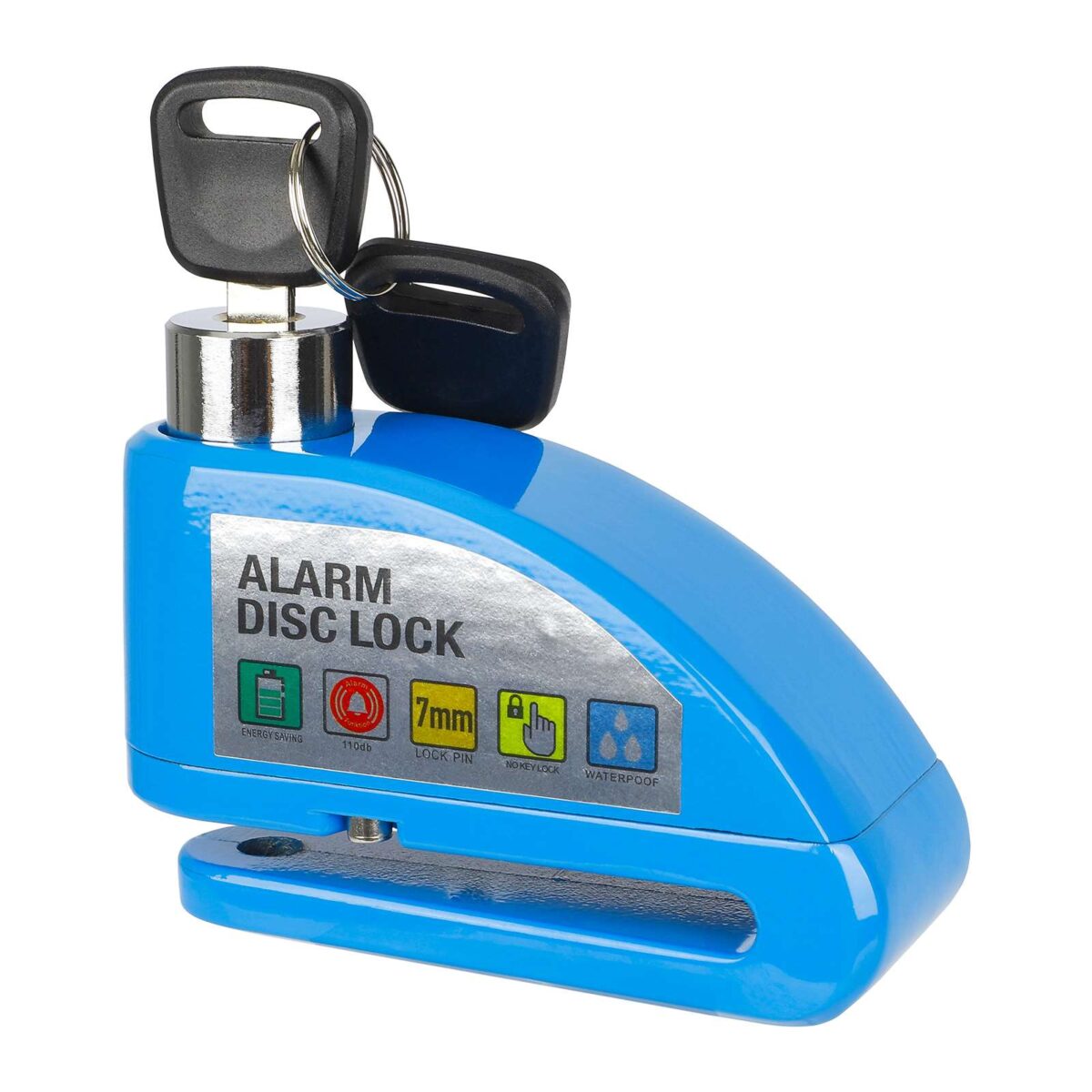 Bloqueo de freno de disco con alarma controlable azul - Imagen 3