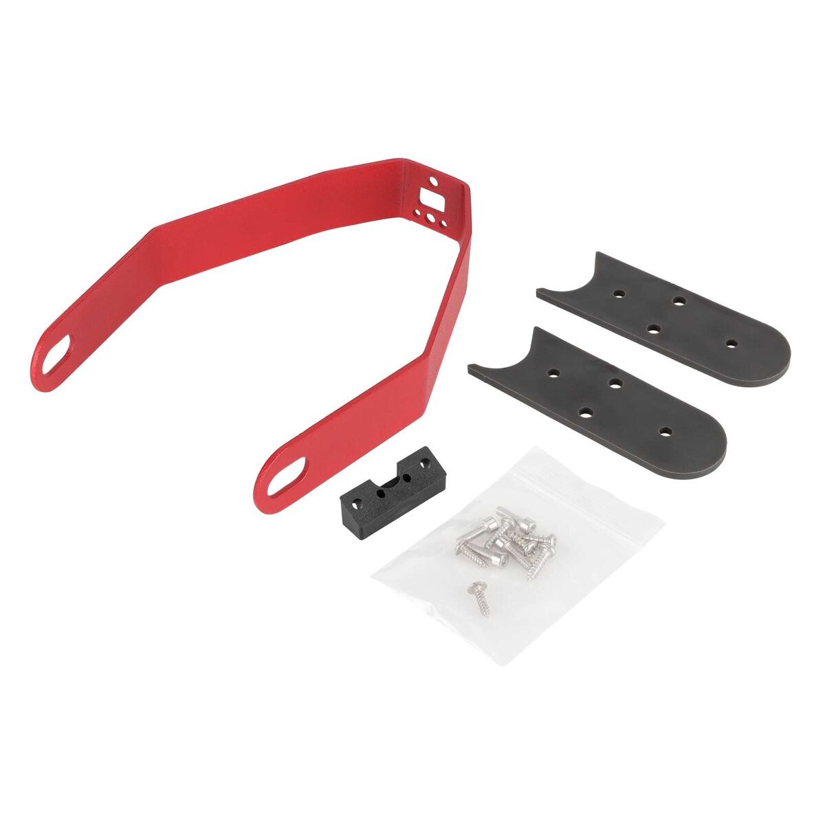 Soporte de metal rojo para guardabarros trasero para todos los scooters Xiaomi - Imagen 4