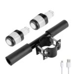 Manillar infantil Ulip con luz Ulip en blanco y negro para scooters Xiaomi/Ninebot serie F
