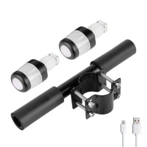 Manillar infantil Ulip con luz Ulip en blanco y negro para scooters Xiaomi/Ninebot serie F