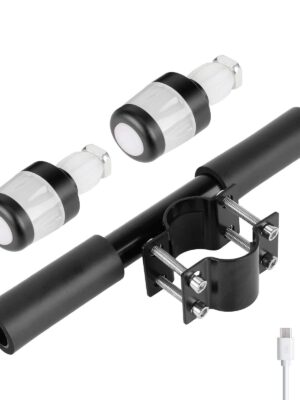 Manillar infantil Ulip con luz Ulip en blanco y negro para scooters Xiaomi/Ninebot serie F