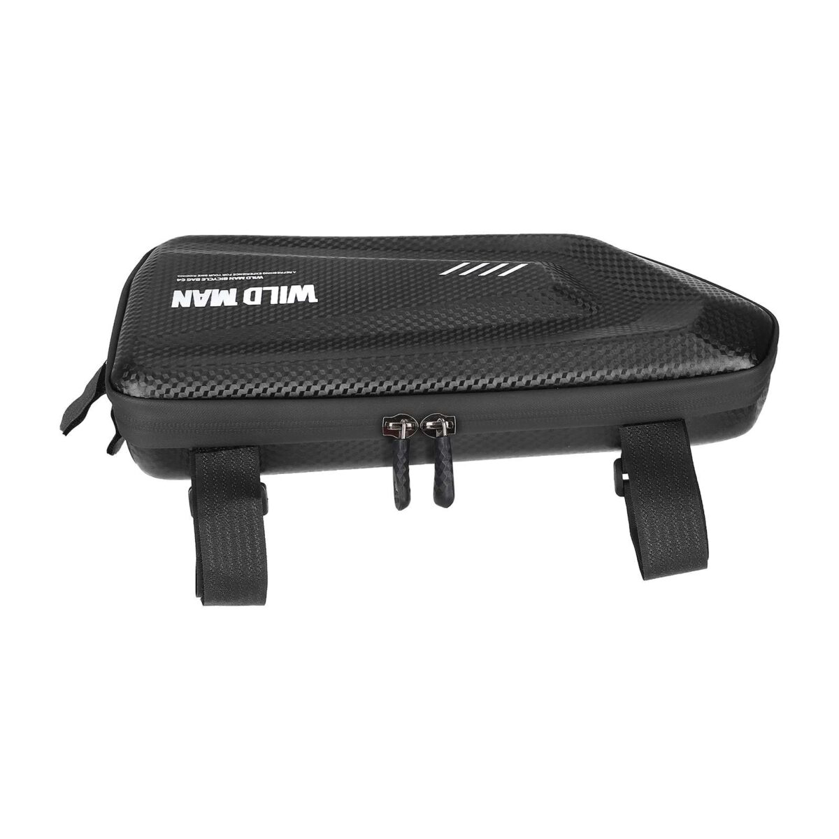Bolsa de sillín E4 de dirección delantera negra - Imagen 5