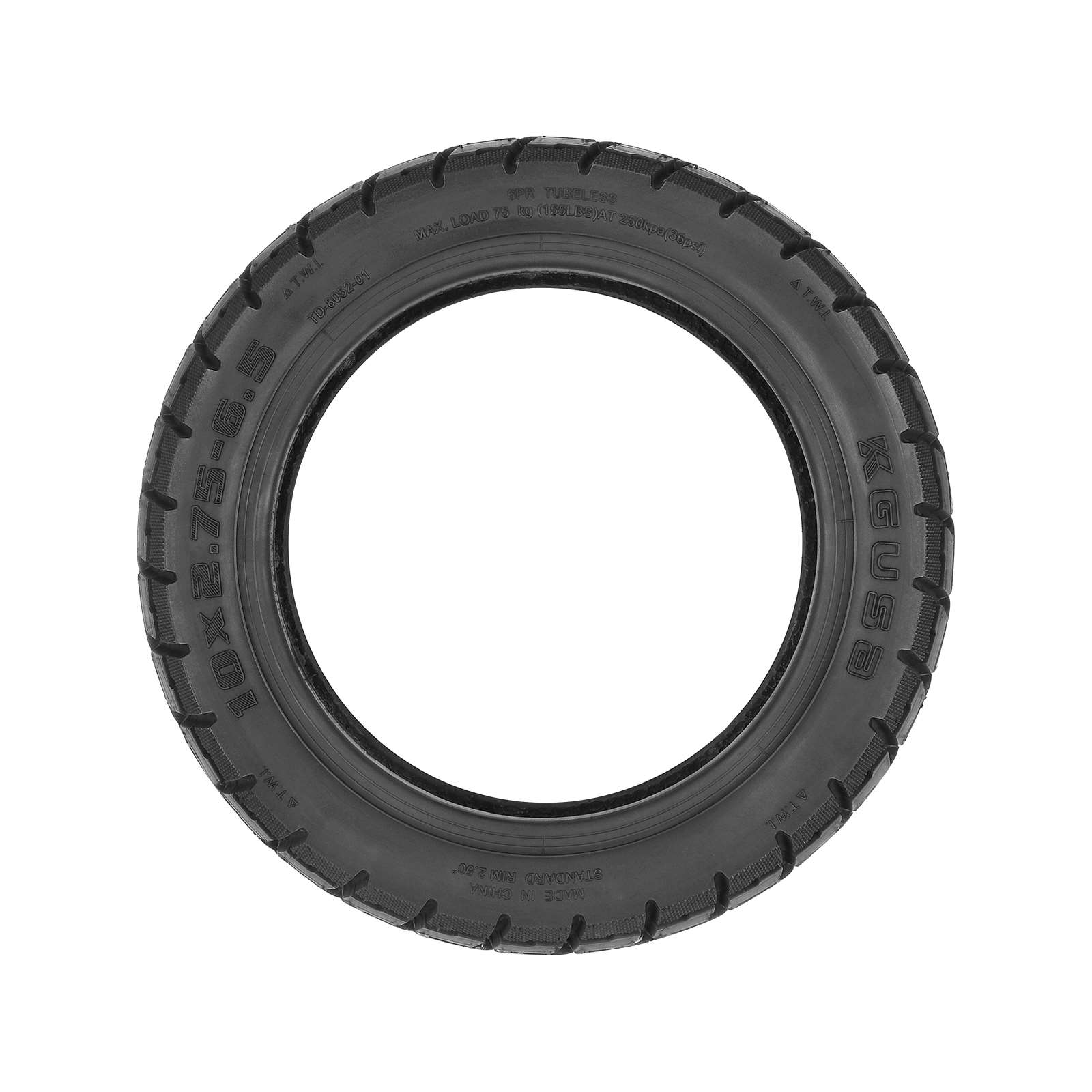 Neumático todoterreno sin cámara Kgusa 10*2.75-6.5 (TD8052) - Imagen 4