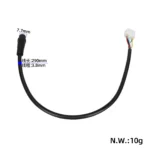 Cable de comunicación frontal para patinete Ninebot F3 original (longitud de 250 mm + conector de 6 pines) - Imagen 2
