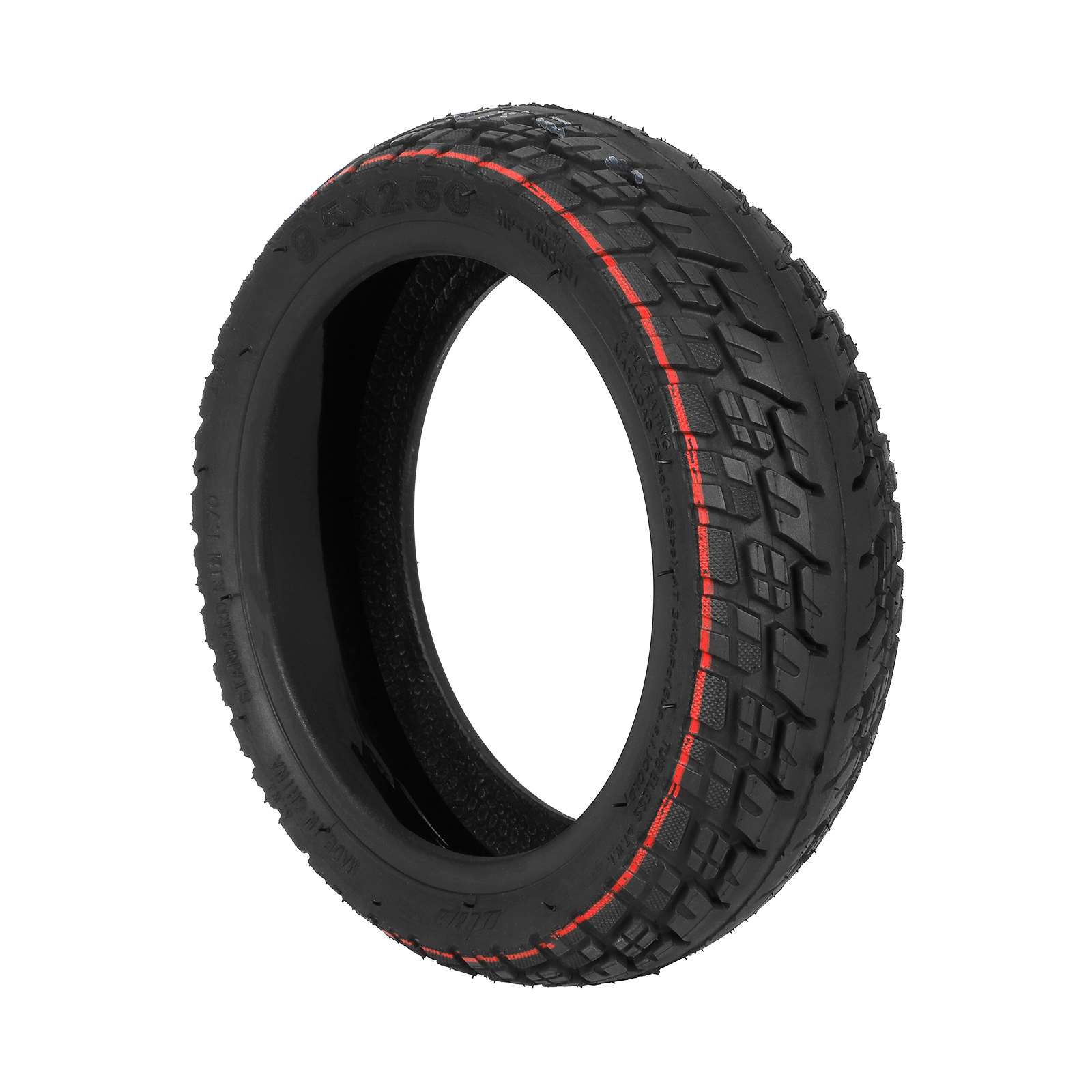 Neumático todoterreno sin cámara autorreparable Ulip 9,5 x 2,50 con adhesivo y válvula - Imagen 5