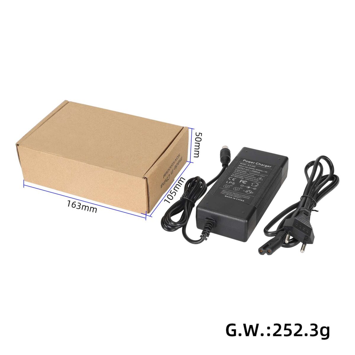 Cargador adaptador de 42 V para patinete M365/Ninebot (estándar australiano) - Imagen 2