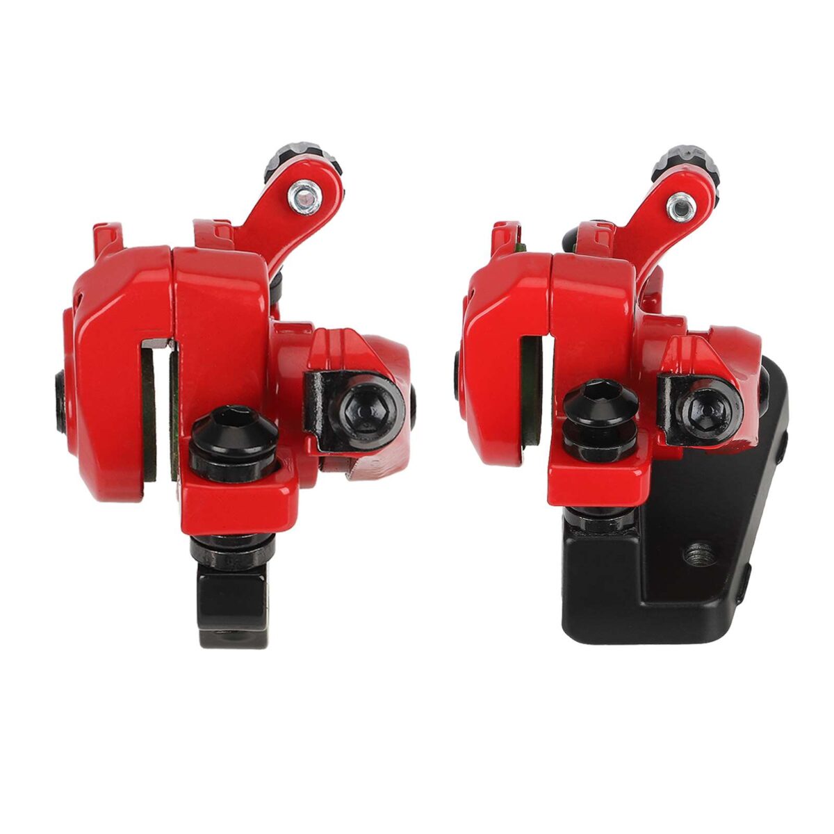 Freno de disco delantero y trasero rojo para scooter Kugoo M4 (forma de abanico) - Imagen 3