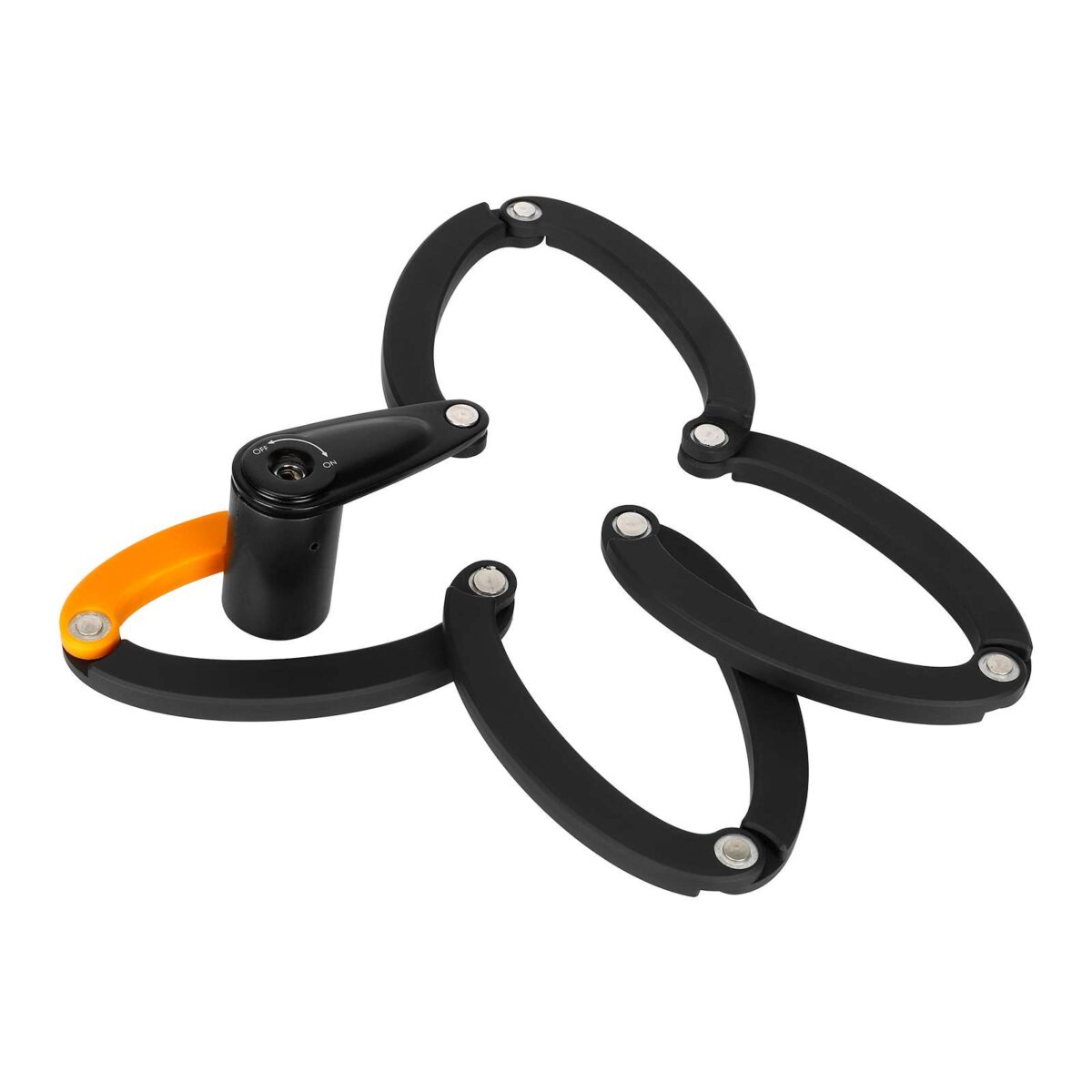 Candado de bicicleta plegable con luz trasera - Imagen 6
