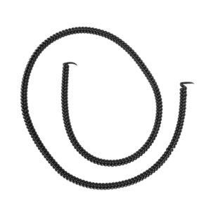 Línea de protección de bobinado de 6 mm y 1 m, color negro brillante