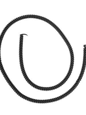 Línea de protección de bobinado de 6 mm y 1 m, color negro brillante