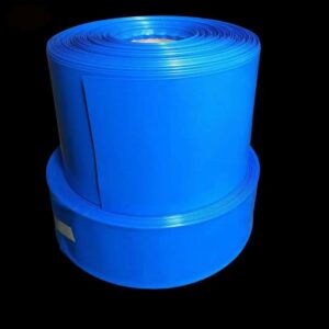 Película termorretráctil de PVC azul para batería de 5 kg (150 mm de ancho)