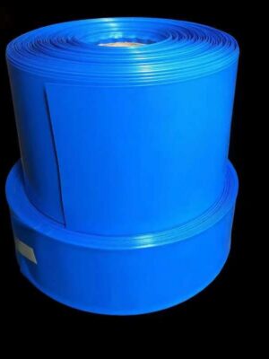 Película termorretráctil de PVC azul para batería de 5 kg (150 mm de ancho)