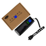 Luz de altavoz con carga USB solar azul - Imagen 4