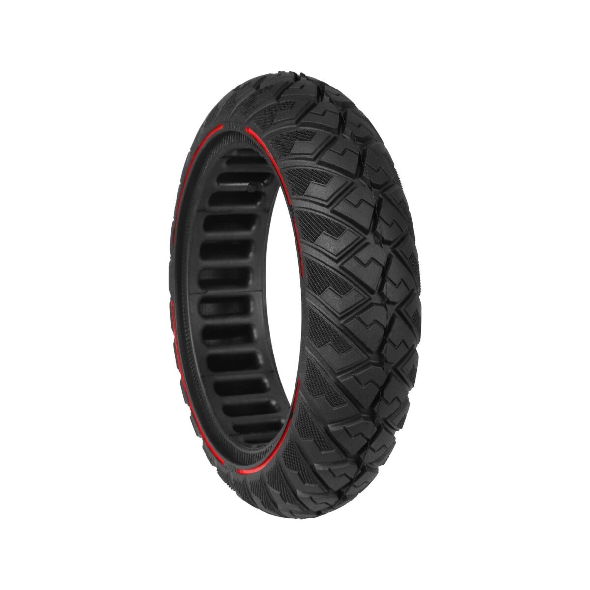 Neumático todoterreno sólido Ulip 8.1*2.0 con forma de diamante y círculo rojo - Imagen 5