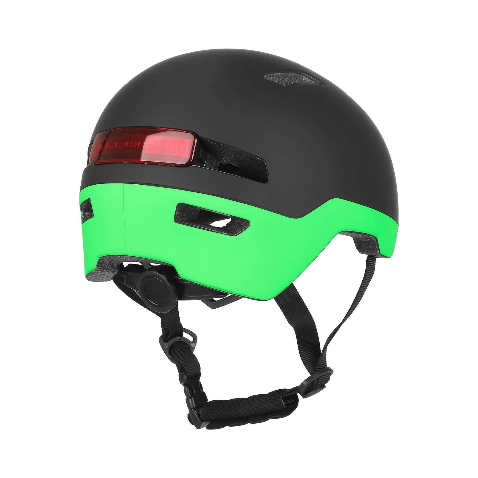 Casco iluminado Ulip Green Black M Talla U002 - Imagen 4