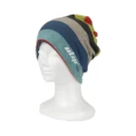 Gorro con diadema elástica con doble uso: gorro y calentador de cuello