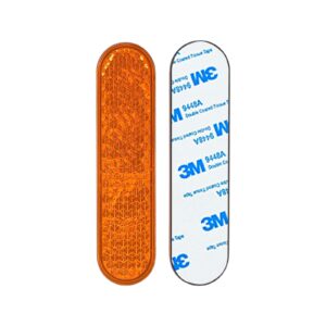 Barras reflectoras de horquilla delantera naranjas para cubiertas laterales de la carcasa protectora de la horquilla delantera del scooter F20F25F30F40