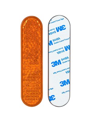 Barras reflectoras de horquilla delantera naranjas para cubiertas laterales de la carcasa protectora de la horquilla delantera del scooter F20F25F30F40