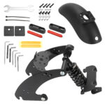 Suspensión trasera V1 negra para scooter G30 Max con PATENTE