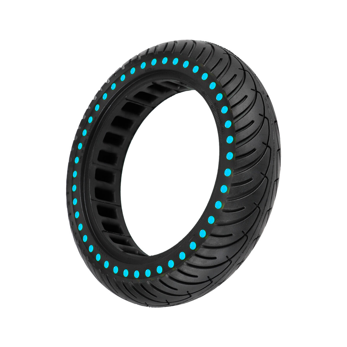Neumático sólido de 8,5 pulgadas con puntos azules - Imagen 5