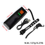 Luz de altavoz solar con carga USB de color naranja - Imagen 2