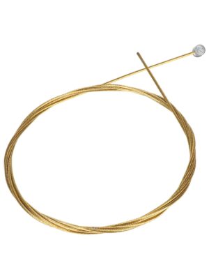 Cable de freno trasero de montaña de 1,5 (1 x 19) x 1,7 metros con núcleo de oro pulido 304