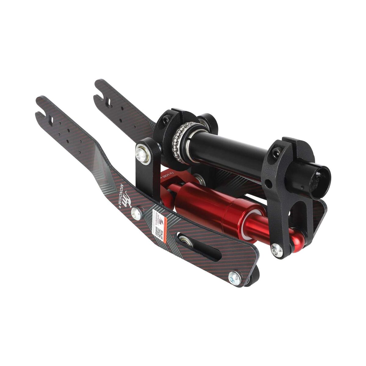 Suspensión delantera Monorim negra y roja para scooters Segway F20/F25/F30/F40 - Imagen 6