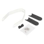 Soporte de metal blanco para guardabarros trasero para todos los scooters Xiaomi