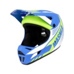 Casco todoterreno XXL blanco, azul y amarillo - Imagen 2
