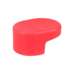Funda de silicona roja para el gancho del guardabarros trasero del patinete M365