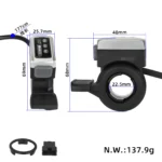 Pantalla de alimentación de batería de litio de 24 V Wuxing 106DX shifter - Imagen 2