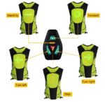 Mochila con intermitentes LED y control remoto inalámbrico de 5 l - Imagen 2
