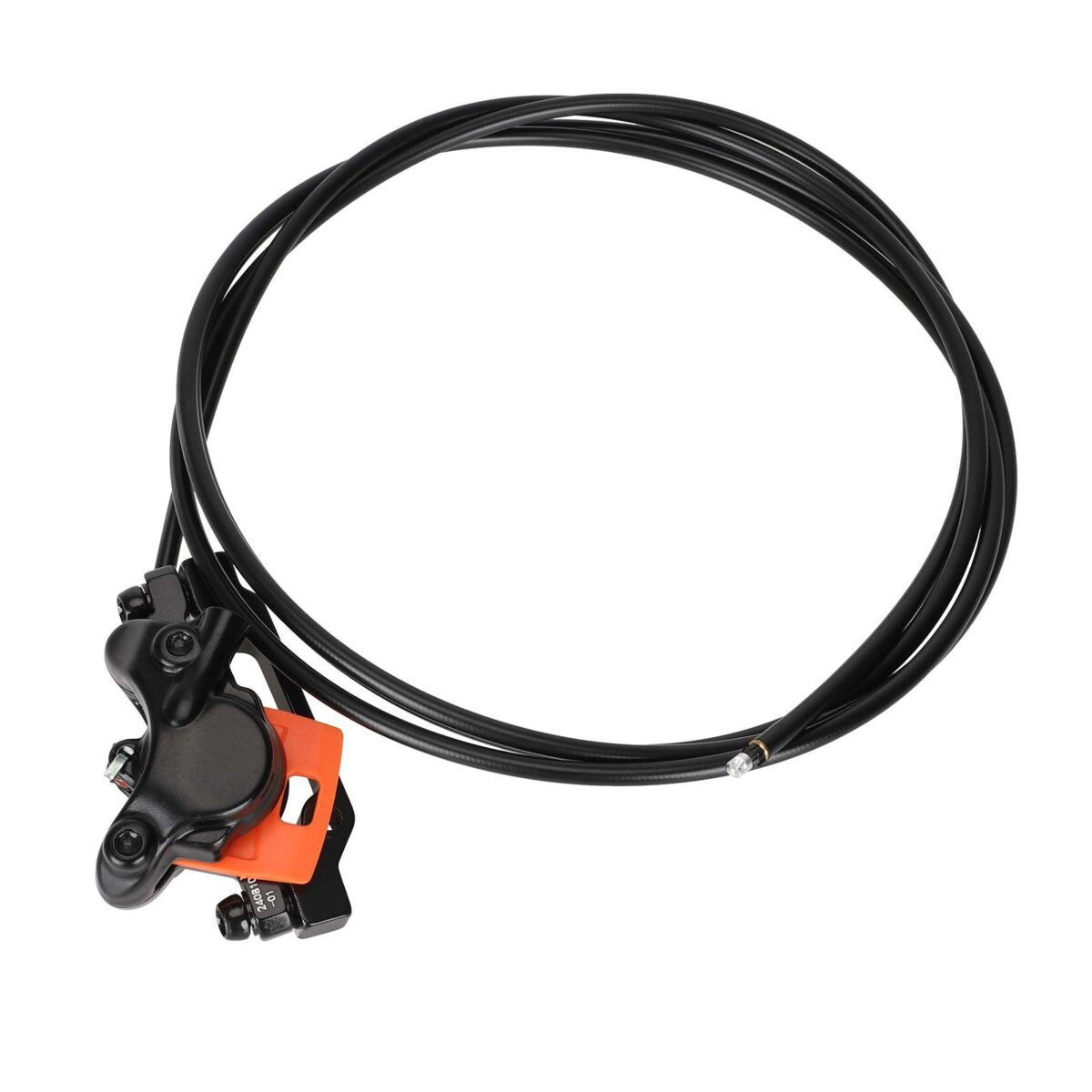 Freno de disco hidráulico delantero izquierdo negro NUTT con cable de 220 cm - Imagen 4