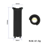 Empuñadura negra original para patinete Ninebot Max G3/F3/GT3 - Imagen 2