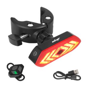 Luz trasera y guardabarros con intermitente recargable Ulip con control remoto recargable